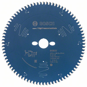 Scie avec dents 254x30mm T80 Bosch Expert for High Pressure Laminate