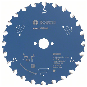 Lame de scie circulaire 160x20x2,2mm Z24 Bosch Expert for Wood