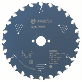 Lame de scie circulaire 160x20x2,6mm Z24 Bosch Expert for Wood