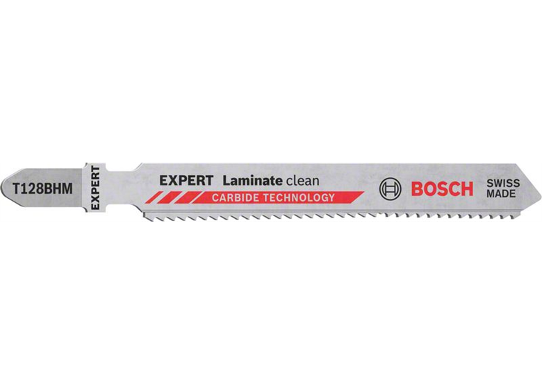 Lame de scie sauteuse, 3pcs Bosch EXPERT Laminate Clean T 128 BHM
