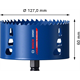 Scie trépan 127x60mm Bosch EXPERT Tough Material