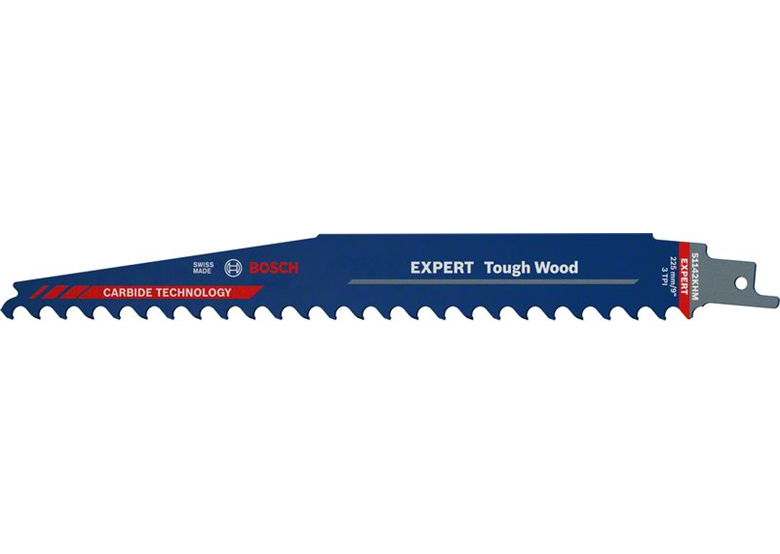 Lames de scie sabre, 3pcs Bosch EXPERT Tough Wood S 1142 KHM
