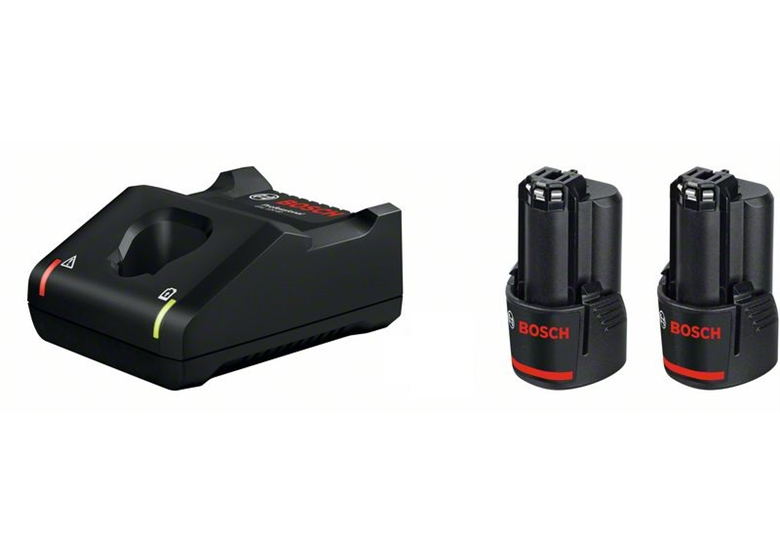 Chargeur et 2 batteries 12V 2.0Ah Bosch GAL12V-40+GBA