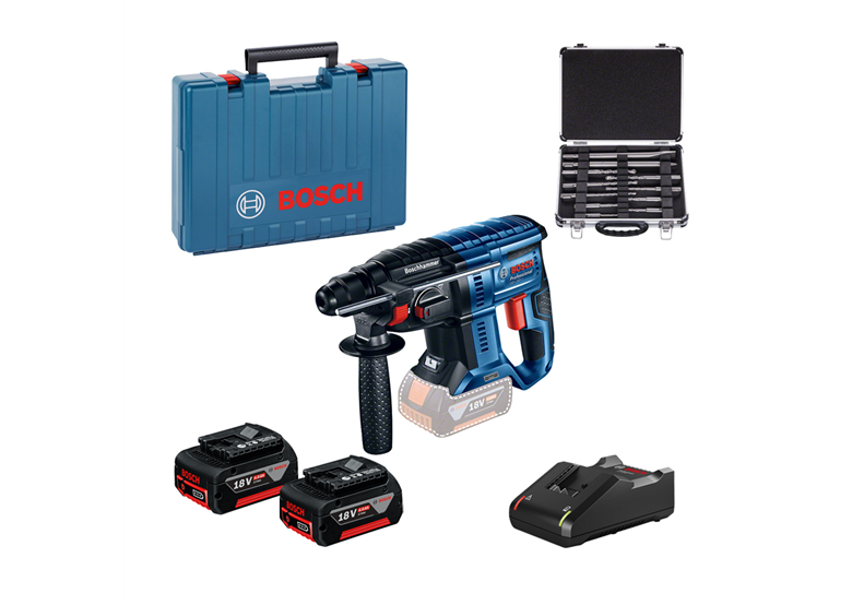 Perceuse à percussion avec un jeu de forets SDS Plus Bosch GBH 180-LI