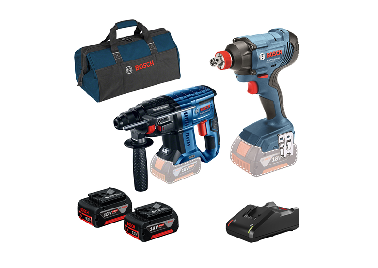 Ensemble d'outils 18V Bosch GBH 180-LI/GDX 180-LI