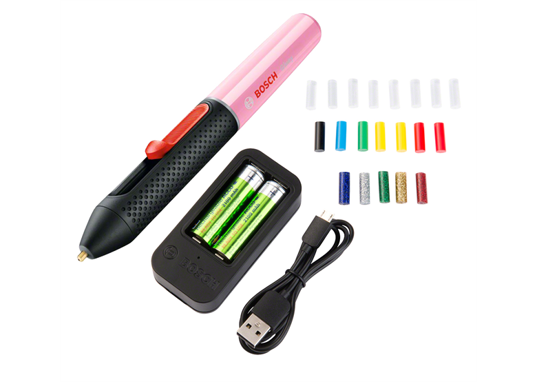 Pistolet à colle Bosch GLUEY cupcake pink