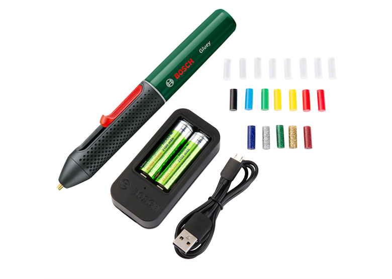 Pistolet à colle Bosch GLUEY evergreen