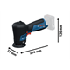 Polisseuse-ponceuse orbitale aléatoire Bosch GPX 12V-77