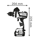 Perceuse-visseuse à percussion Bosch GSB 18V-110 C