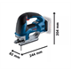 Scie sauteuse Bosch GST 18V-155 BC
