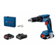 Brushless Visseuse plaque de plâtre 18V XR Bosch GTB 185-LI 2x2.0Ah