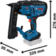 Cloueuse Bosch GTH 18V-38 M L-BOXX 238
