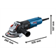 Meuleuse d'angle. Bosch GWS 17-125 PSB