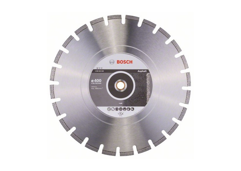 Disque à tronçonner diamanté 400mm Bosch Standard for Asphalt