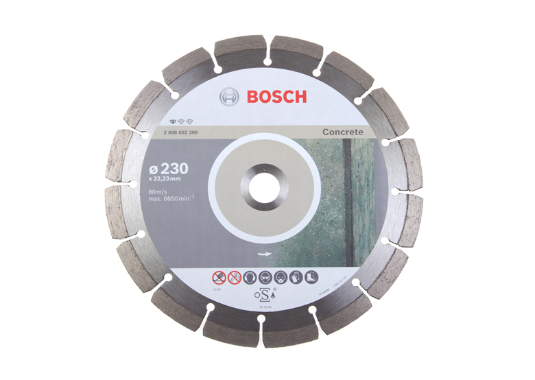 Disque diamant 230mm Bosch Standard for Concrete