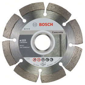 Disque à tronçonner diamantés 115mm Bosch Standard for Concrete