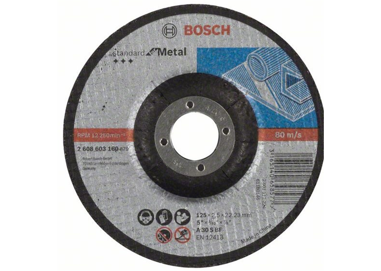 Disque à tronçonner à moyeu déporté pour métal Bosch Standard for Metal