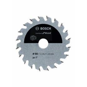 Lame de scie circulaire 85x15mm, 20 Bosch Standard for Wood