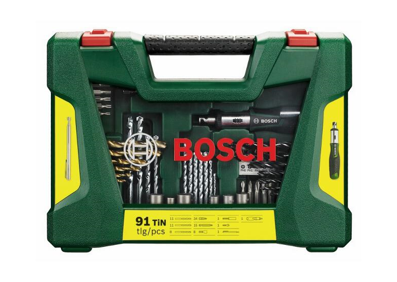 Ensemble d'accessoires 91pcs Bosch V-Line SET TITANIUM