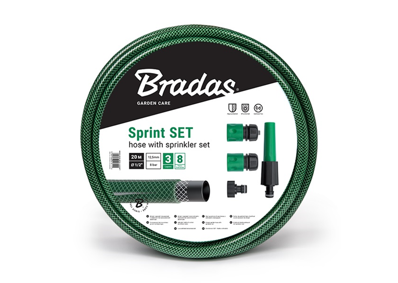 Kit tuyau d'arrosage SPRINT 1/2 30m Bradas WFS1/230SET