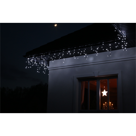 Lumières de Noël pour l'extérieur LED glaçons blanc Bulinex 38-332