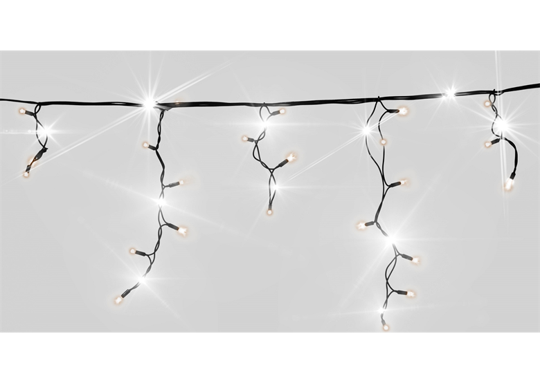 Rideaux limineux LED stalagmites à effet flash Bulinex 75-338