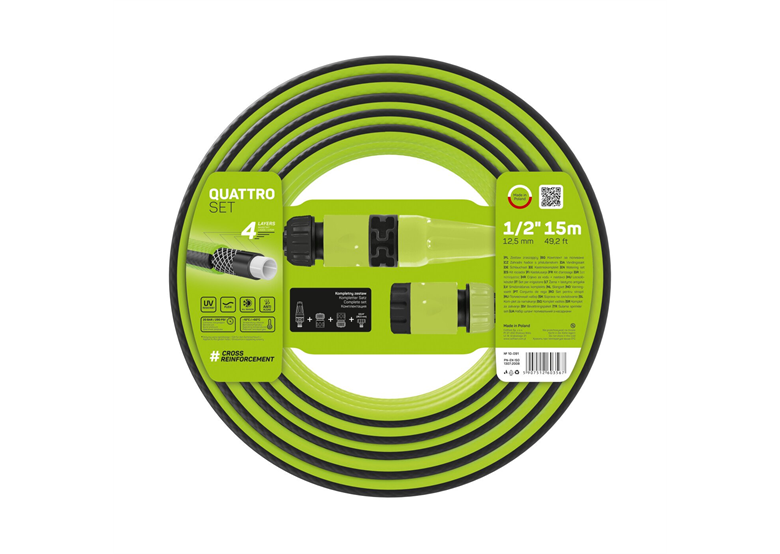 Tuyau d'arrosage 1/2" 15 m avec arroseur droit ECONOMIC SET Cellfast C 10-091