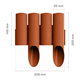 Palissade de jardin 4 STANDARD Cellfast C 34-043