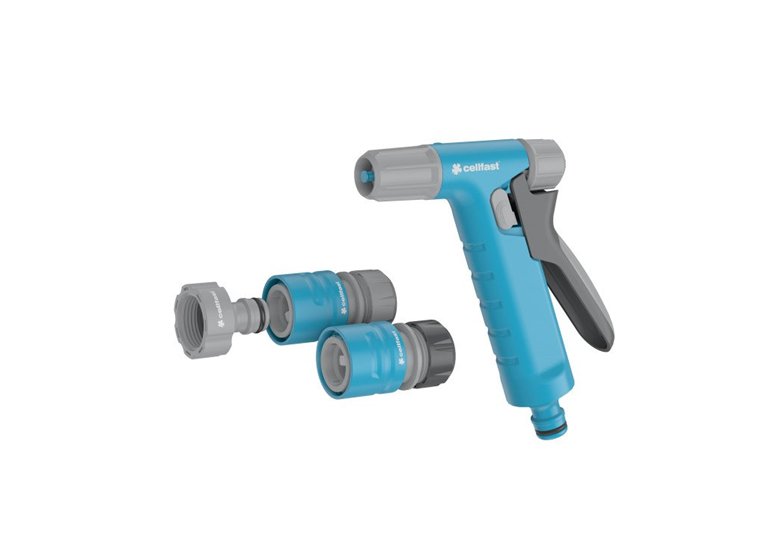 Ensemble avec arroseur à pistolet 1/2"-5/8" Cellfast HYDRON IDEAL 50-760