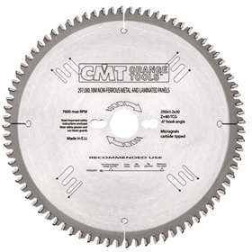 Scie circulaire pour les stratifiés 165x20mm T56 Cmt 296.165.56H