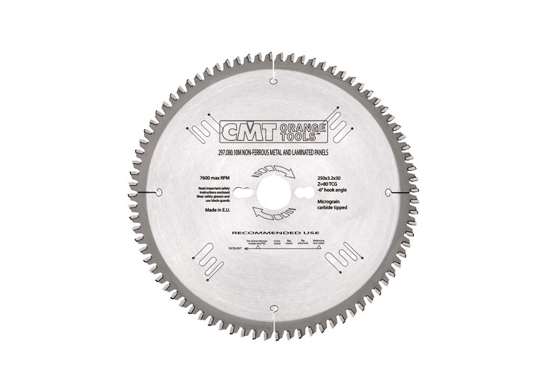 Scie circulaire pour les stratifiés 165x20mm T56 Cmt 296.165.56H