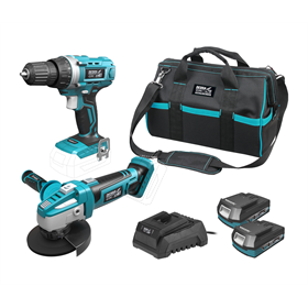 Ensemble d'outils 18V Dedra SAS+ ALL 18V DED7013 2x2,0Ah