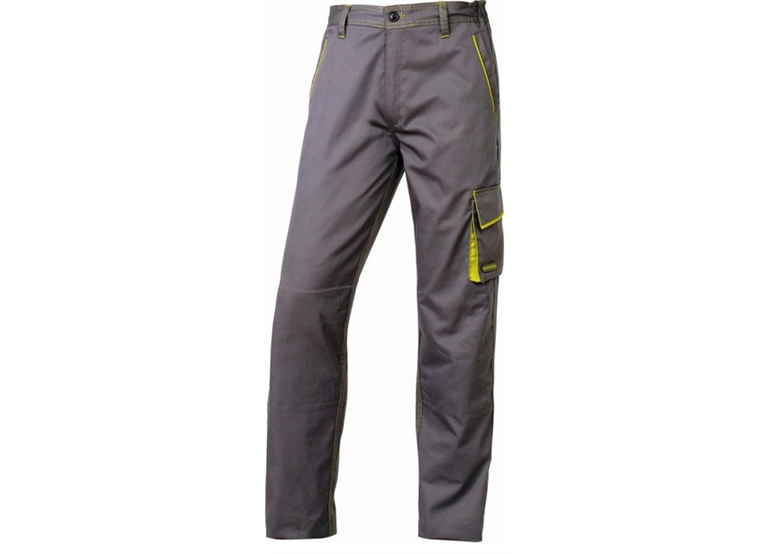Pantalon Panostyle polyester et coton taille L gris/vert DeltaPlus Panoply M6PAN