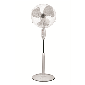 Ventilateur sur pied blanc avec télécommande Descon DA-1611
