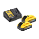 Perceuse-visseuse à percussion DeWalt 18V XR DCD805H2T 2x5.0Ah