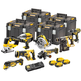 Ensemble d'outils sans fil 18V DeWalt DCK865P4T 4x5.0Ah