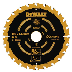 Lame de scie circulaire Extreme 190x30mm DeWalt DT10304