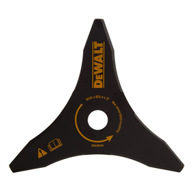 Couteau à herbe 3 dents 250mm Dewalt DT20653 Brush Cutter Tri-Blade For Trimmer DeWalt DT20653-QZ
