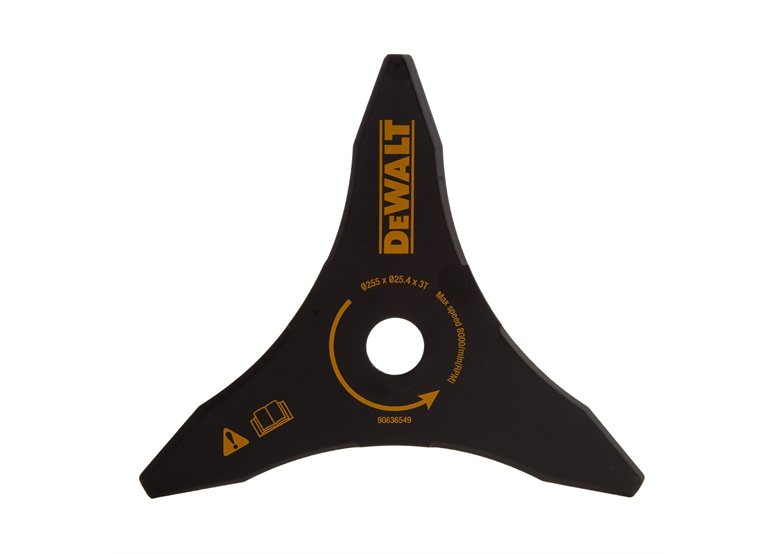 Couteau à herbe 3 dents 250mm Dewalt DT20653 Brush Cutter Tri-Blade For Trimmer DeWalt DT20653-QZ