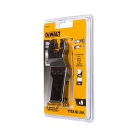 Lame titanium pour outil multifonction 30x43mm (5pcs) DeWalt DT20727