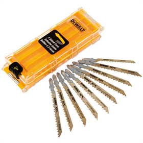 Kit de lames avec un mandrin T DT2296 (10 pc) DeWalt DT2296