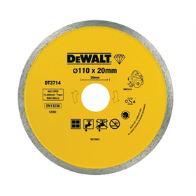 Disque diamant 110mm DeWalt DT3715