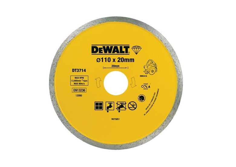 Disque diamant 110mm DeWalt DT3715