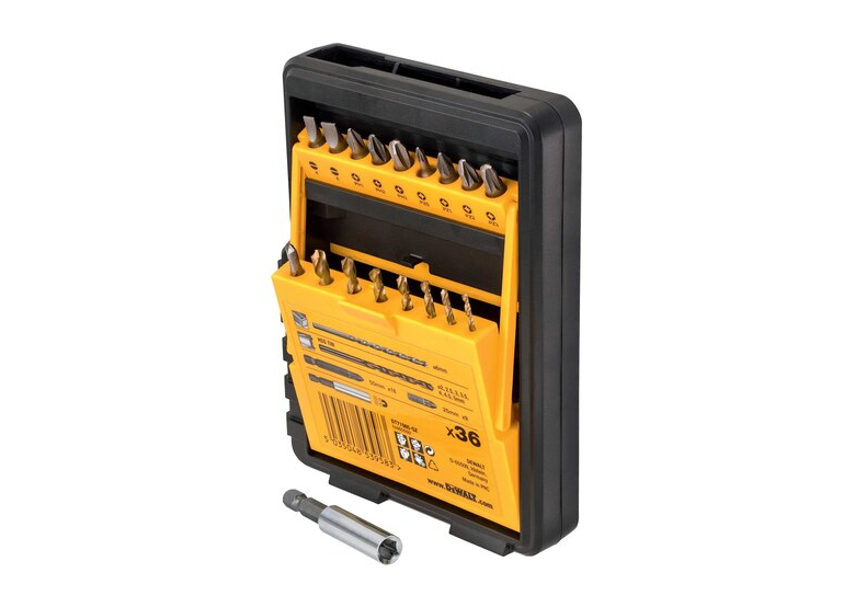Jeu d'embouts et  forets 36pcs. DeWalt DT71565