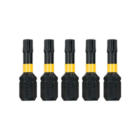 Embout de tournevis à chocs T25x25, 5pc. DeWalt DT7382T