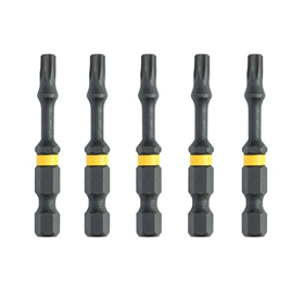 Embout de vissage EXTREME IMPACT Torsion T30/50mm, 5pcs. DeWalt DT7398T