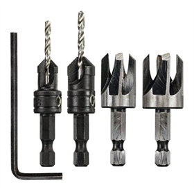 Lot de fraises alésoirs, 4pcs. DeWalt DT7620