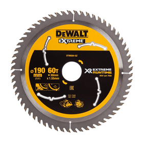 Lame de scie 190x30mm 60T DeWalt DT99564-QZ