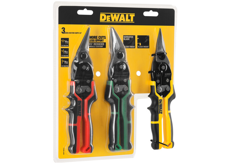 Set de ciseaux à tôles Ergo DeWalt DWHT14676-0