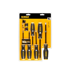 Jeu 6 tournevis DeWalt DWHT62056-0